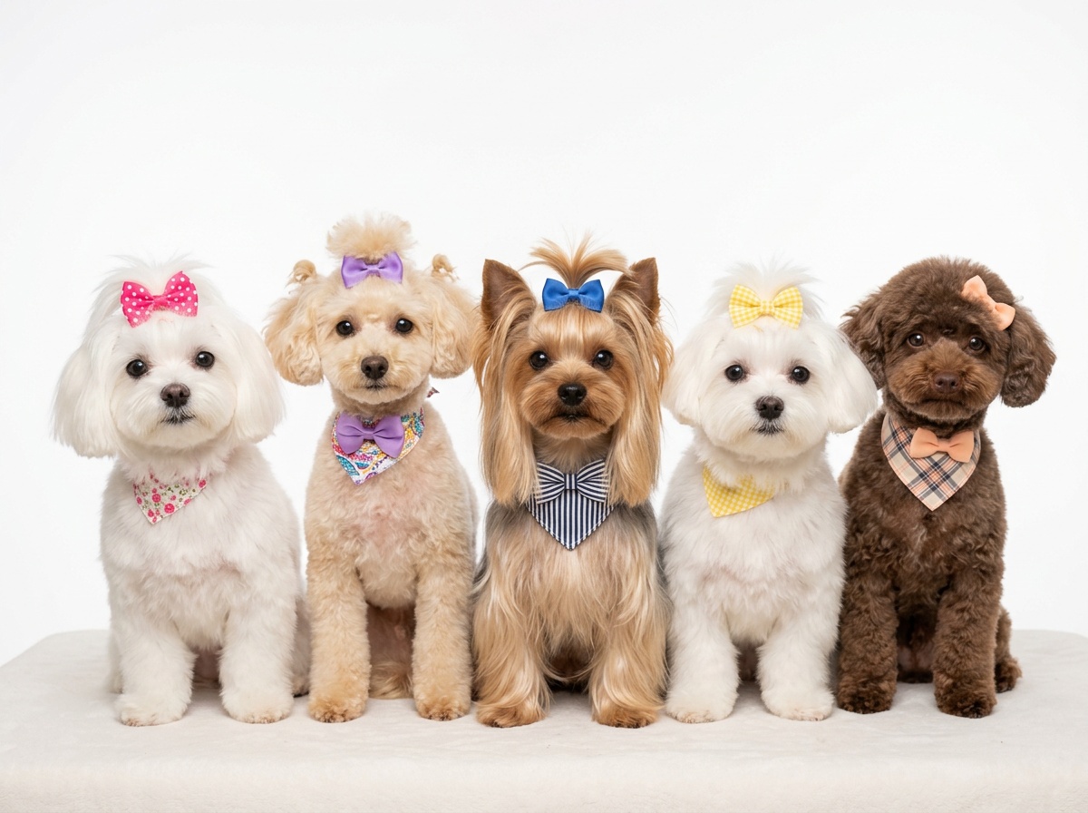 Groomed dogs at Kumar Grooming salon Istanbul